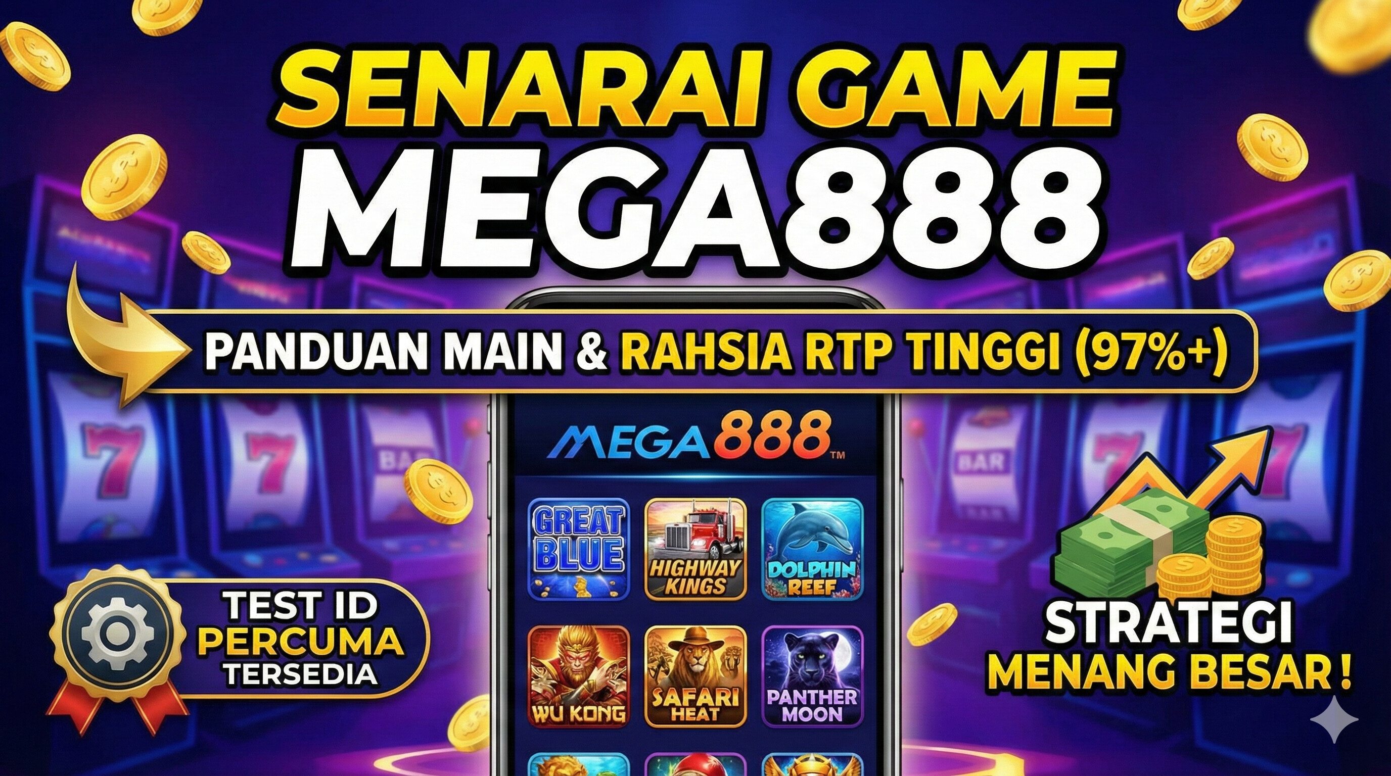 Panduan Main Dan RTP Game Mega888