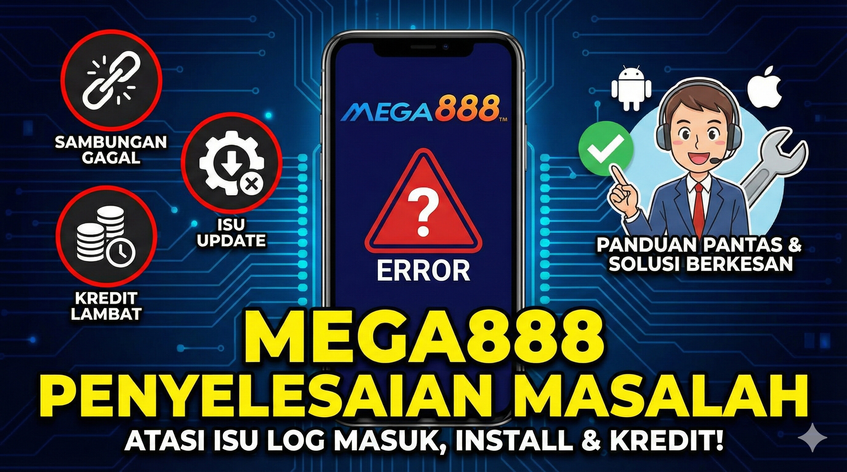 Mega888 Penyelesaian Masalah